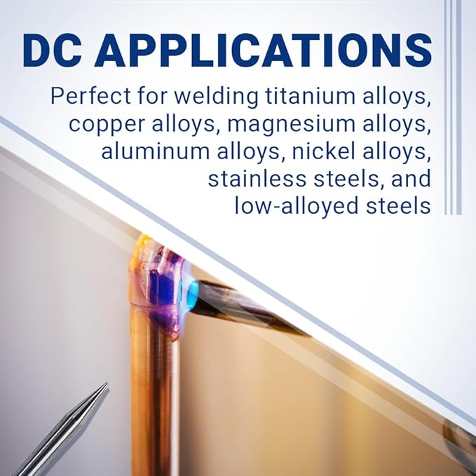 Pre-Ground TIG Tungsten Sharpened Electrodes Grey 2% Ceriated 5-Pack (1/16" x 1.5")