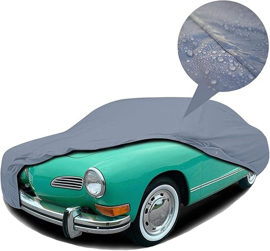 Supreme Full Car Cover – Semi Custom Fit | Dustproof, Windproof, UV Protection, Breathable & Durable All-Weather Protection | Fits Volkswagen Karmann GHIA 1959-1974 Coupe 2-Door
