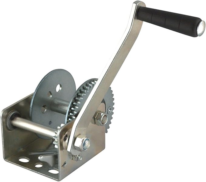 Reese Towpower 74337 600 Pound Capacity Winch , Black