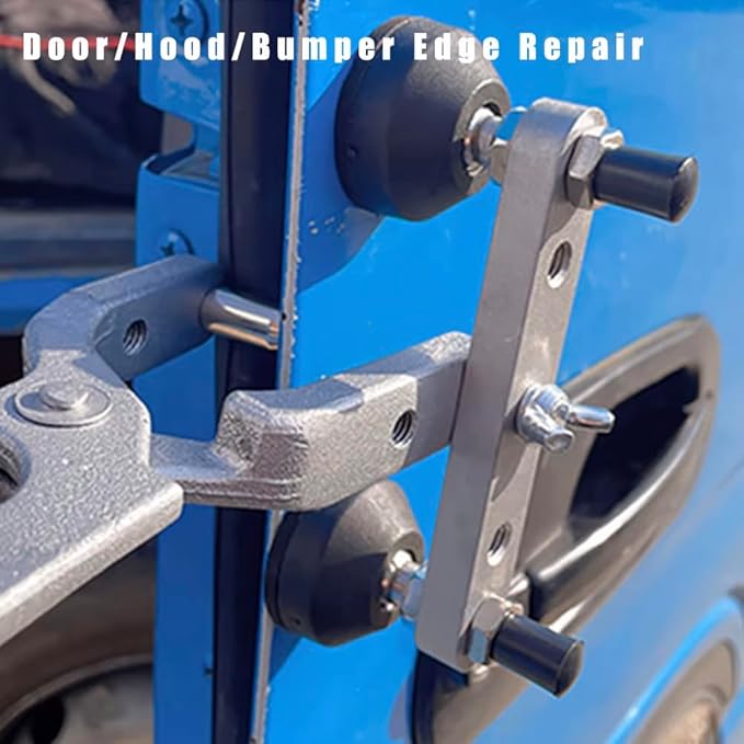 Paintless Dent Repair Kit Fender Edge Plier Heavy Duty Car Door Panel Dent Puller Fix Tool Metal Crimp Vise Auto Fender Panel Leaf Edge Pliers Repair Tools