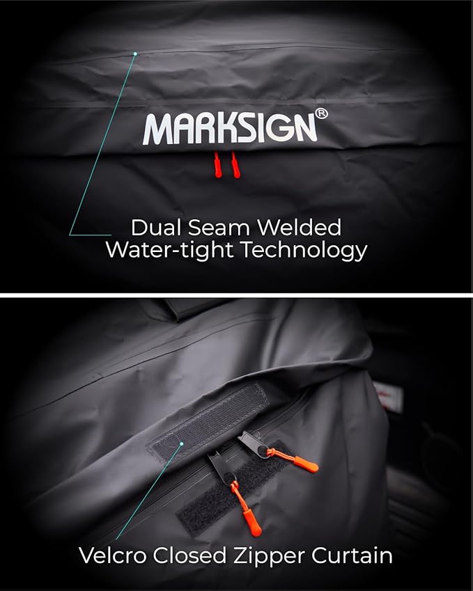 Truck Bed Bag, 100% Waterproof Truck Cargo Bag Fits Any Truck Size with 4 Handles, Built-in 4 Ratchet Tie Down Straps, 26 Cubic Feet (51''x40''x22'')