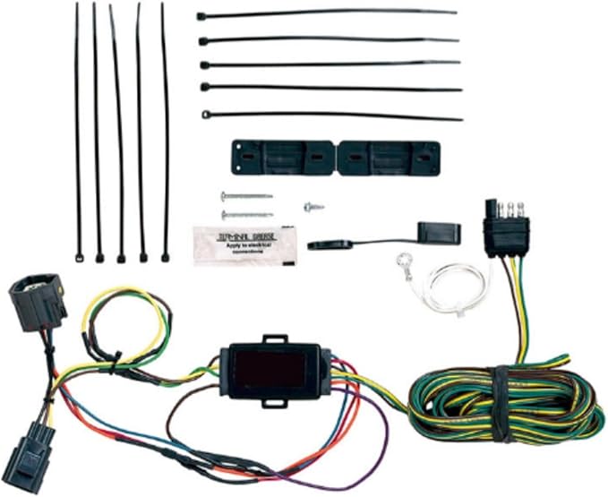 Blue Ox Ascent Tow Bar & Baseplate Combo with Electrical Cable Extension, EZ Light Wiring & Patriot Flat Tow Brake fits 2007 2018 Wrangler JK | Includes TrendsAuto Decal