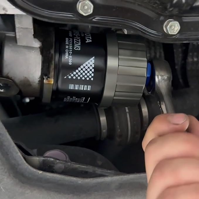 64mm 14 Flute Oil Filter Wrench for Toyota, Lexus and Scion, Precision Machined Aircraft Aluminum Oil Filter Removal Tool for Easily Remove Oil Filter