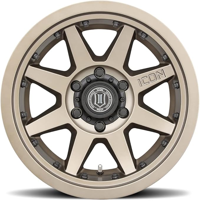 ICON Alloys Rebound Pro, Bronze, 17 x 8.5/6 x 135, 6mm Offset, 5" BS, 21817856350BR