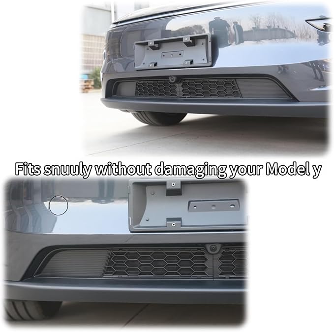 3PCS Front Grill for 2025 2026 Tesla Model Y Juniper Mesh Grille Inserts & Air Inlet Vent Cover with Insect Protection Accessories for Tesla New Model Y Accessories
