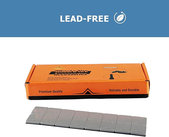 0.5 Oz Stick on Wheel Weights（144pcs,72oz）,1/2 Oz Gray Adhesive Backed Wheel Weights for Cars, Trucks, SUVs, Motorcycles, Low Profile