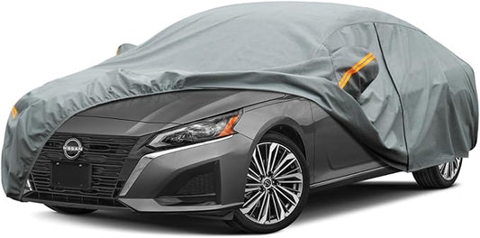 Kayme Heavy Duty Car Cover Custom Fit Nissan Altima (2002-2025) Waterproof All Weather for Automobiles, Full Exterior Covers Sun Rain UV Protection.（Deliver About 3-10 Days）