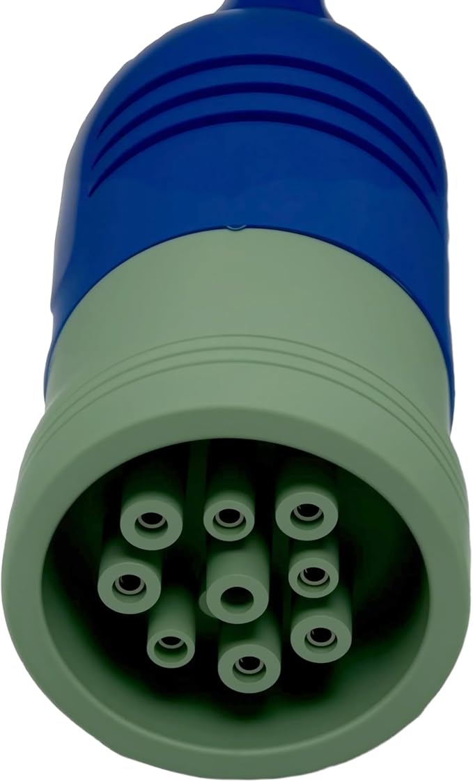 9-Pin Deutsch Adapter (1-Meter) for USB-Link 2 & 3, J1708 J1939 CAN1 CAN2 CAN3 Heavy Duty Vehicles,Black ‎493128
