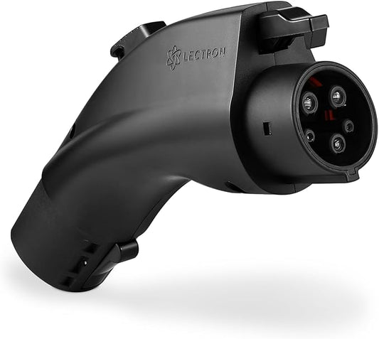 Lectron Tesla to J1772 EV Charging Adapter – NACS Converter, 48 Amp & 250V, Compatible with Tesla High Powered Connectors, Destination Chargers & Mobile Connectors for J1772 Electric Vehicles (Black)