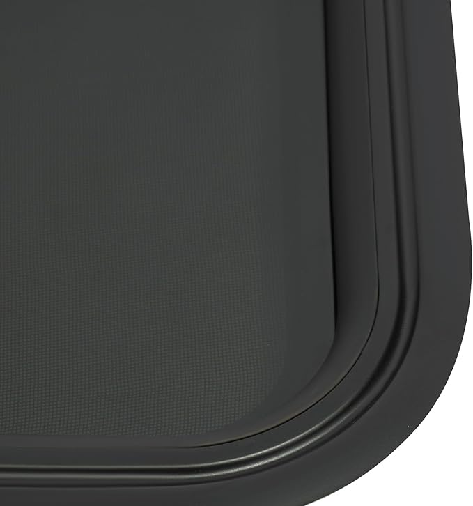 2PCs RV Window, Teardrop Horizontal Slide Black RV Window, Vertical Sliding RV Window 30" W x 24" H Horizontal Sliding Window Camper Trailer Window Horizontal Sliding Replacement Glass W/Trim Ring