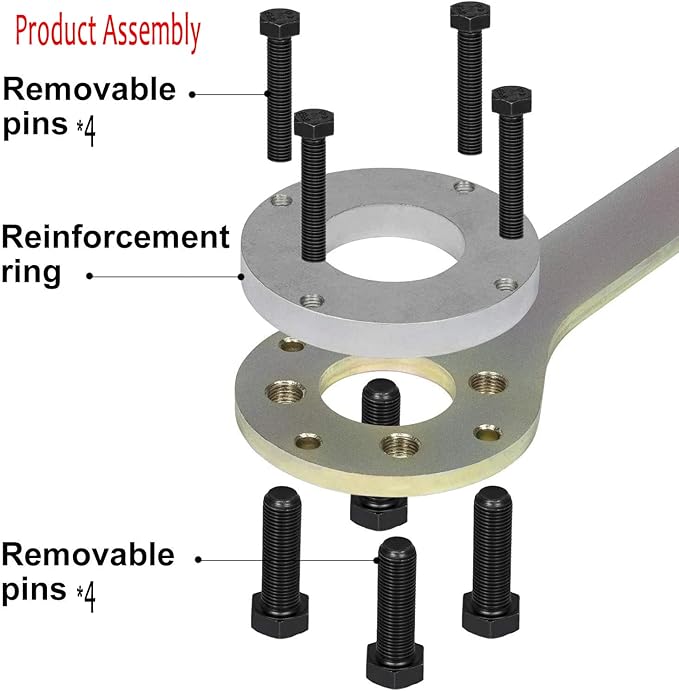 Crank Pulley Tool Kit Screw Wrench Holder Compatible with Subaru Imprezas Legacy Outback Foresters XT Baja SVX Saab 9-2X