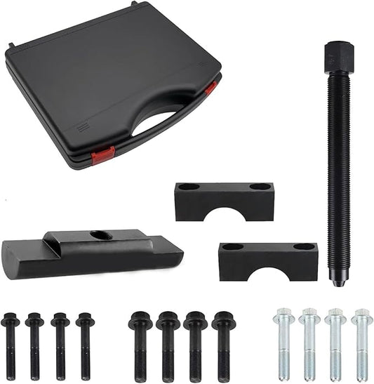 60050 Heavy-Duty Yoke Puller for Class 6-8 Trucks and Equipment,Replace 10803 Yoke Puller, Heavy Duty Yoke Removal Tool Kit Semi Truck Yoke Remover with 12 Pcs Flange Bolt