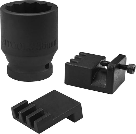 Flywheel Locking Tool Compatible for 6.6L Duramax Engine with 36mm 3/4 Inch Wench