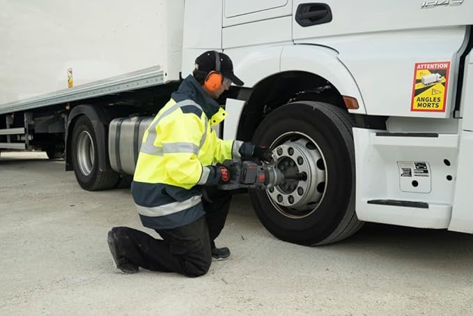 Ingersoll Rand W9691 20V High-torque 1" Cordless Impact Wrench, 3000ft-lbs Nut-busting Torque, 6" Ext Anvil