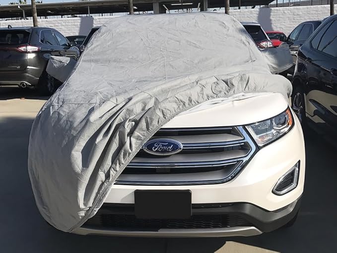 CarsCover Custom Fits for 2007-2024 Ford Edge SUV Car Cover Heavy Duty All Weatherproof Ultrashield Covers