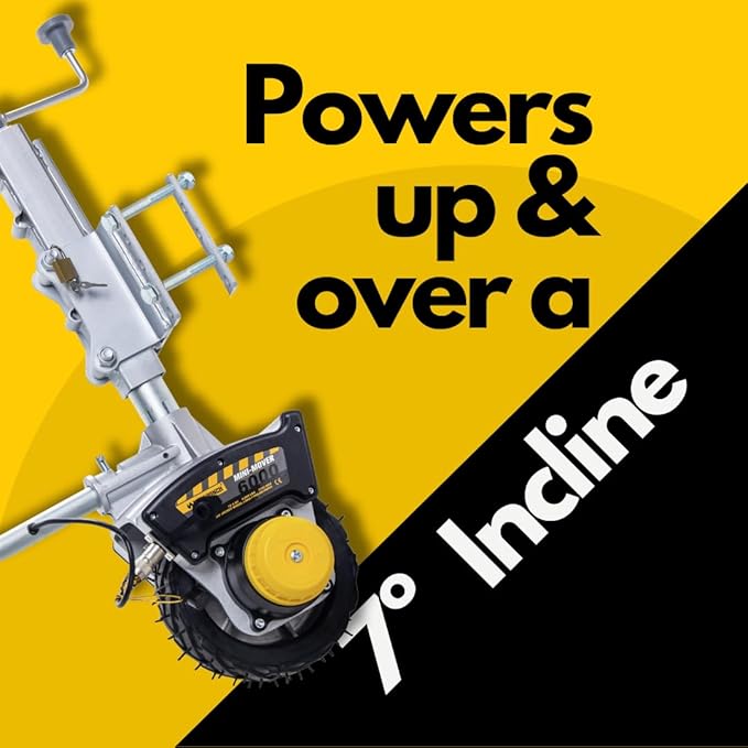 Mini Mover 3 Plus Trailer Jockey Wheel, 12v Electric, Moves 6000 lbs Rolling Weight (Mini Mover 3 Plus)