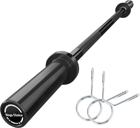 Barbell Bar for Weightlifting - 7FT Heavy Duty (1500LB/700LB), 4FT Short (500LB), 47" EZ Curl Bar - Fits 2" Standard Plates - Home Gym Strength Training