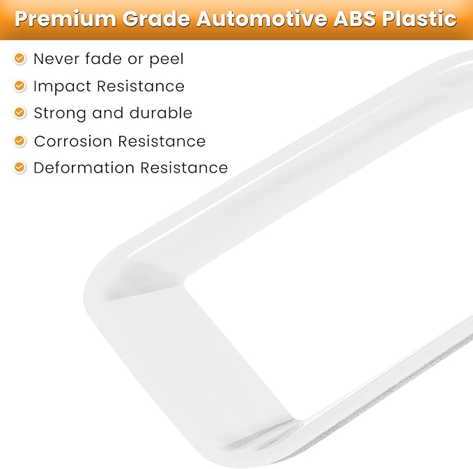 Front Grille Mesh Inserts & Headlight Cover for Jeep Wrangler JL JLU Unlimited Sport/Sports 2018-2023 Exterior Accessories Clip-in Grille Guard Cover Headlight Bezels Trim Ring (White 9PCS)