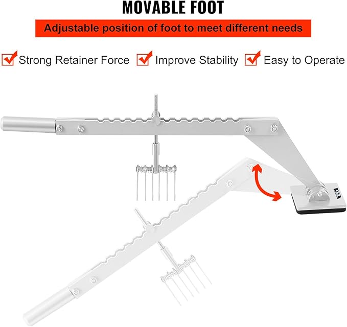 Car Dent Bar Puller Pull Lever Pulling Kit Removal Hammer Repair Auto Body Tool (Silvery)