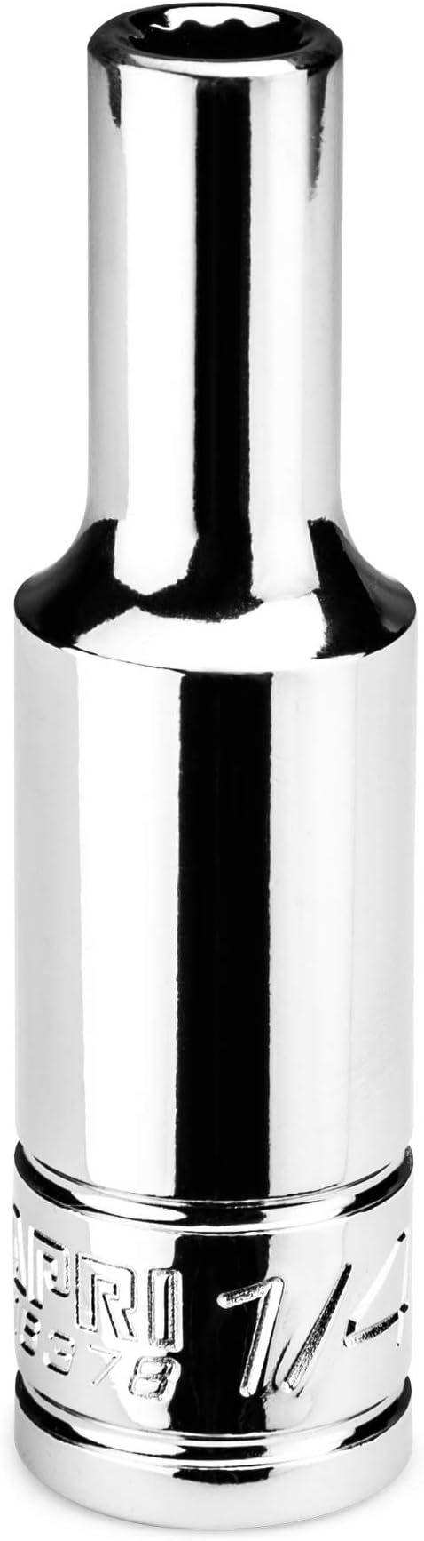 Capri Tools 1/4 in. Deep Socket, 3/8 in. Drive, 12-point, SAE