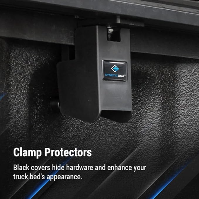 Syneticusa Stealth Black Retractable Hard Tonneau Cover T-Slot Rails Fits 2009-2026 Dodge Ram 1500 5'7" (67.4”) Truck Bed Premium Edition Accessories Waterproof