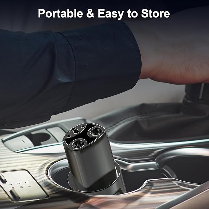 2025 Upgraded J1772 to Tesla Adapter, Max 80A 240V, Compatible with Model 3/S/X/Y, Supports Level 1 & 2 AC Charging, Works with J1772 Connectors [for Tesla Vehicles Only]