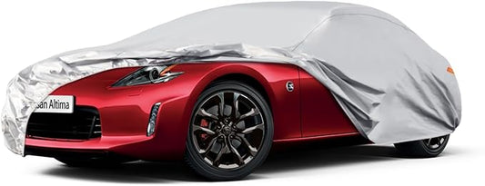 Waterproof Car Cover for Nissan Altima, 5 Layers Compatible with Nissan Altima All Weather, Snowproof Windproof Rain Ice Sun UV Protection