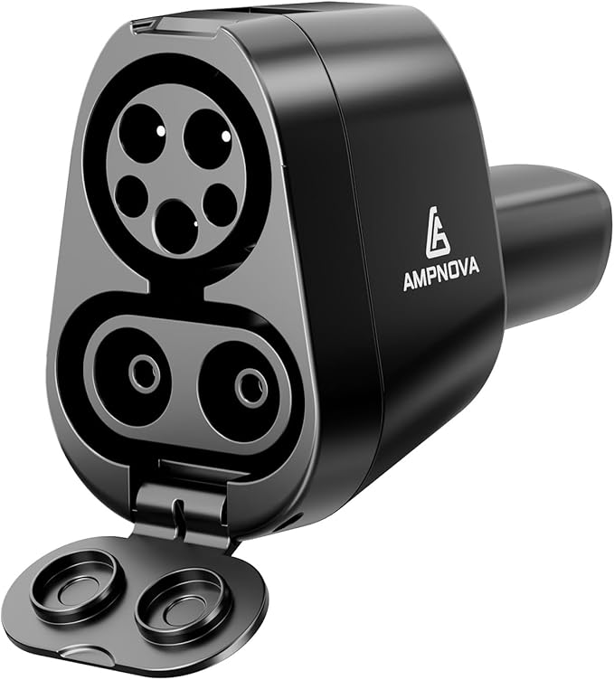 2025 Tesla Supercharger Adapter Pro 2-in-1 CCS1 & J1772 to NACS 250kW Ultra-Fast Charging Compatible with All Tesla Models (Y/3/S/X) Works with Level 1/2/3 Stations