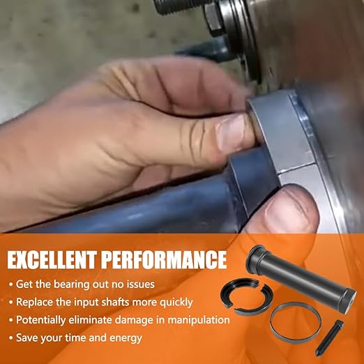 Input Shaft Bearing Puller Tool Kit FIT Eaton Fuller 1-3/4" & 2" Shafts – NOT for RT600/6600 Series – Transmission Input Bearing Removal Tool