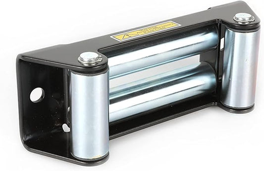 HLMOptimo 10 inch Winch Roller Fairlead 4 Way 10” Universal Mount Cable Guide Heavy Duty Nut Disassembly SUV Truck F150 8000 1000 12000lbs 14000 16000