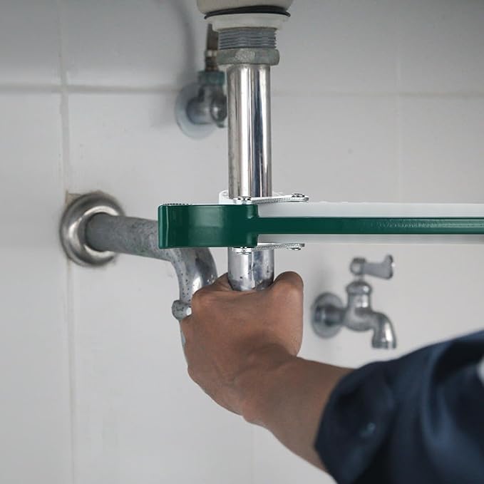 15" Belt Strap Wrench with Adjustable 36" Steel Wire Rubber Strap, Multipurpose Oil Filter Removal Tool