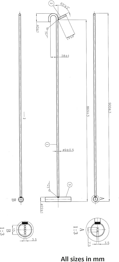 Mytee Products (10 Pack) Heavy Duty Chrome Fifth Wheel Pin Puller w/Hook 34"