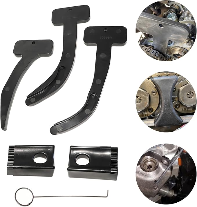DPTOOL Camshaft Phaser Timing Chain Tool Camshaft Holding Tool Crankshaft Pulley Wrench Compatible with VW Jeep Chrysler Dodge 3.6L Pentastar Engine Replace 10200A 10202 10369 10198A 2025200090