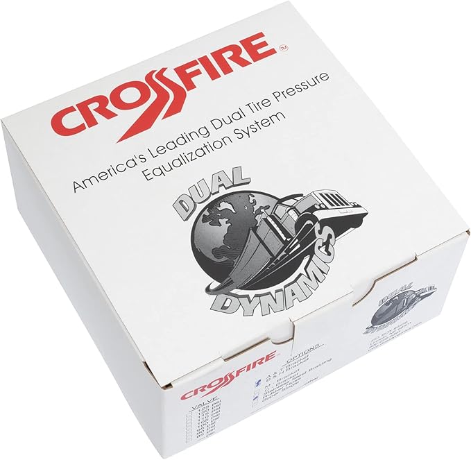 Crossfire Dual Tire Pressure Equalization System, 90 PSI, one per pkg. (CF90STABT)