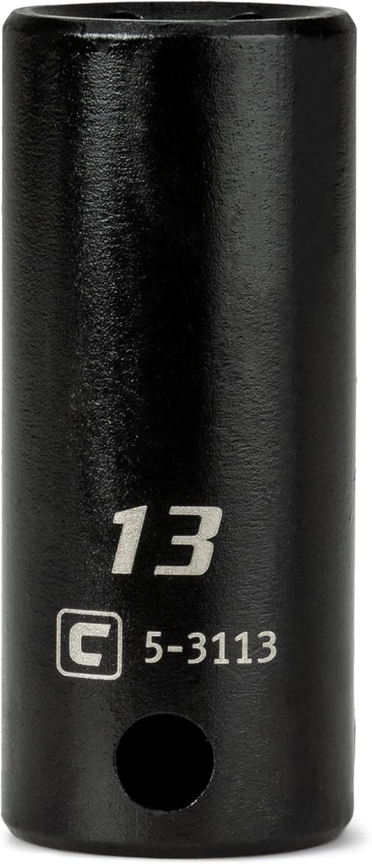 Capri Tools 3/8 in. Drive 13 mm Semi-Deep Impact Socket