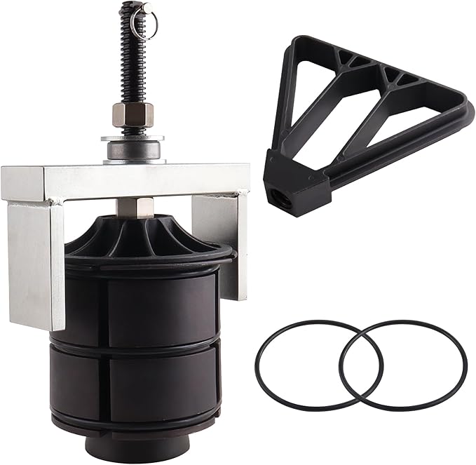 Cylinder Liner Puller & Remover Tool - Replaces OTC 5875 & Kent-Moore J-45876 - with Thrust Bearing for Detroit Diesel 60 Series, DD13, DD15, DD16, MTU S2000 (5.0" to 5.75" Bores)