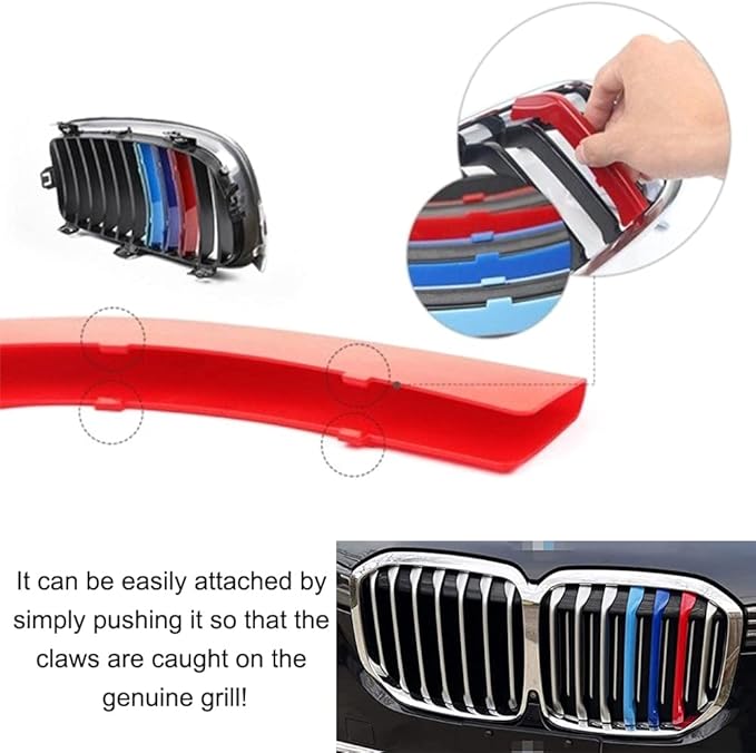 Automotive Grille Inserts for BMW X7 G07 2019-2022 7 Grilles,Front Grill Accessories