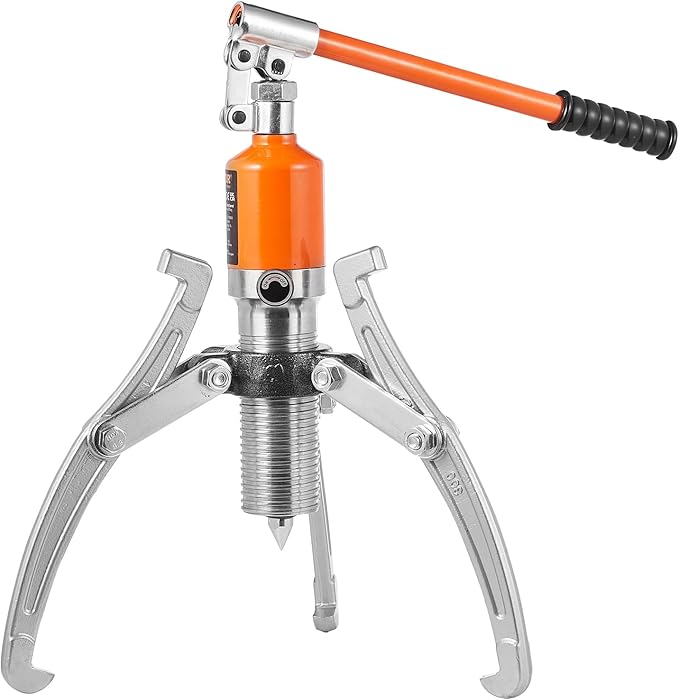 VEVOR Hydraulic Gear Puller, 15 Ton Max Capacity Wheel Bearing Pulling Separator, 2 or 3 Jaws Puller, Vertically and Horizontally, 12" Jaw Hydraulic Puller with Case for Pulling Hubs