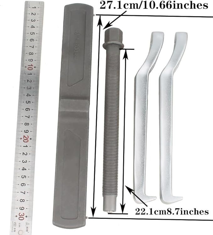 2-Jaw Gear Puller, 12 Inch 2 Claw Gears Puller for Removal of Pulley Flywheel Bearing, Puller Tool Separate Lifting Device