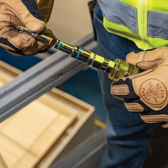 Klein Tools 32809MAGM 11-in-1 Multi-Nut Driver Tool, Magnetic Pass-Through Driver with Metric Hex Nut Sizes 5mm to 19mm