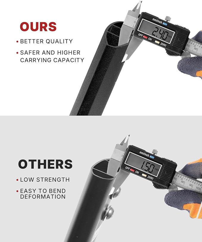 Richeer 220LBS Lockable Roof Rack Cross Bars for 2014-2019 Highlander XLE/Limited & SE/LE/LE Plus/LE Hybrid with Side Rails,Aluminum Anti-Theft Cargo Racks Rooftop Luggage Canoe Kayak Bicycle