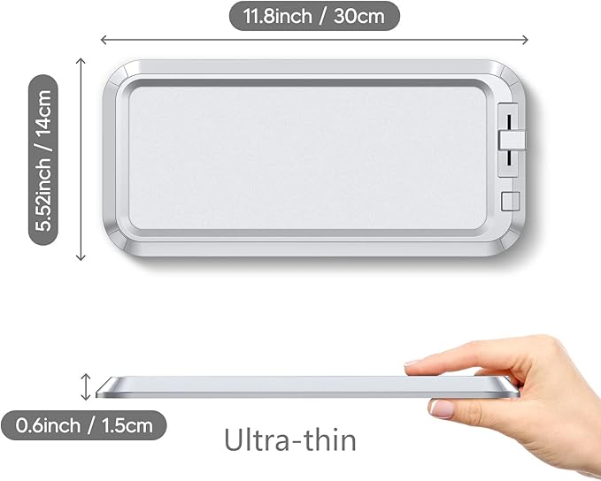 BlueFire 700LM Dimmable Sliding Brightness RV Ceiling Dome Lights, 7W DC10-30V Super Bright RV Interior LED Lights for RVs, Campers, Motorhomes, Trailer (3 Color TEM- 2PCS)