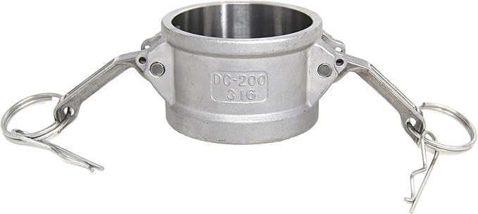 1/2'' Dust Cap - Stainless Steel 316 Type DC - Industrial Use, Durable, Corrosion Resistant, Quick Connect and Disconnect