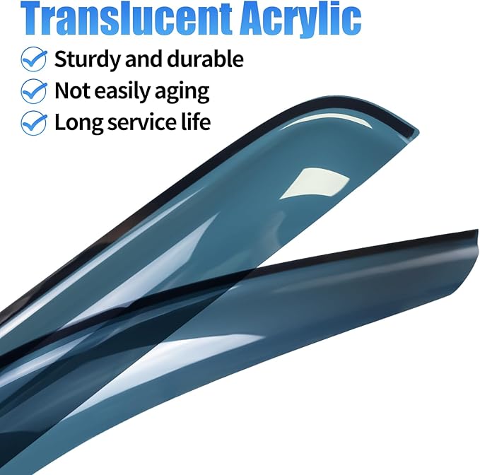 Window Visors Rain Guards Compatible with Ford Maverick XL XLT Lariat 2022 2023 2024 2025 Window Wind Deflectors Vent Shades Transparent Version