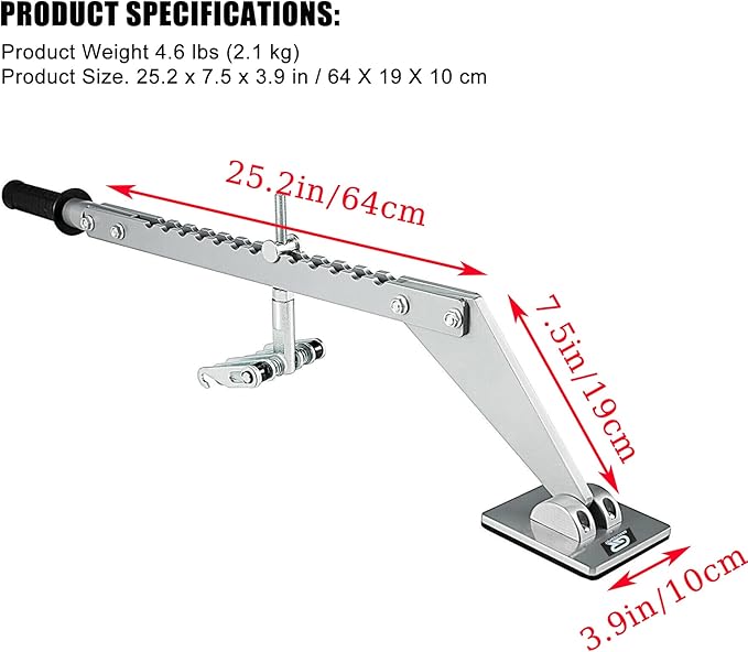 Car Dent Bar Puller Pull Lever Pulling Kit Removal Hammer Repair Auto Body Tool (Silvery)