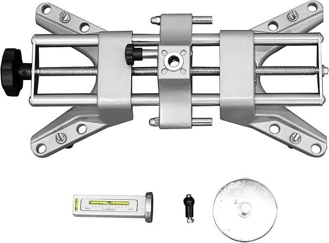 3D DSP Wheel Alignment Clamp with Magnetic Adapter for 11-25" Rims, Camber Caster Gauge Attachment Wheel Alignment Tool