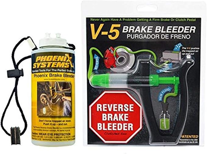 Phoenix Systems 2104-BOT V-5 Light Duty Reverse Brake Bleeder with Refill/Capture Bottle