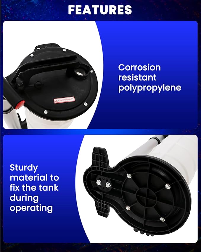 SIXIWANZI Manual 9L Oil Extractor Pump, Fluid Extractor for Oil Change