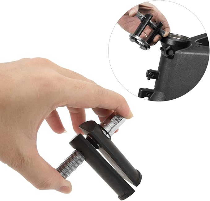 Metal Neck Bearing Race Puller, Universal Bearing Race Remover Tool, Bearing Race Puller for 1‑1/8in to 2‑5/8in Id Races