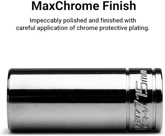 Capri Tools 11 mm Shallow Socket, 1/4-Inch Drive, 6-Point, Metric